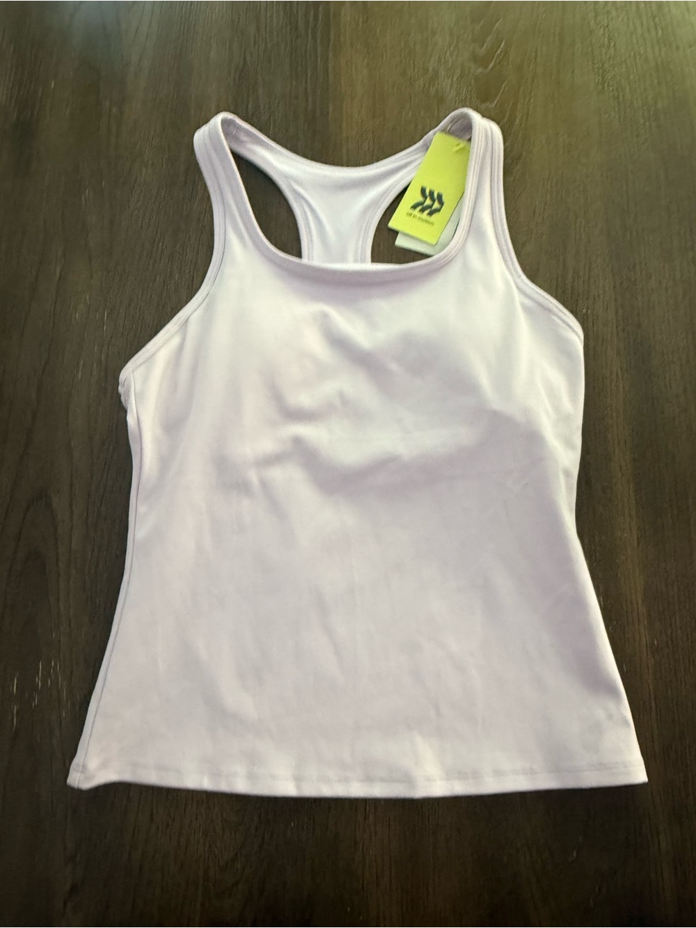 GIrls Racerback Tank Top - Light Lavender XL NWT
